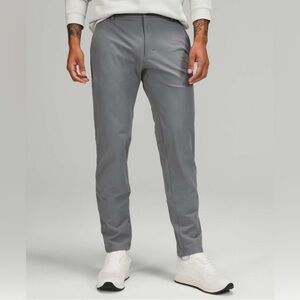 NWOT Lululemon Mens Commission Pant Classic 34x31 Warpstreme Asphalt Grey M5AEXS